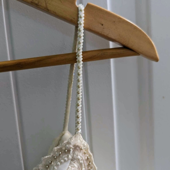 NWT Elegant Oleg Cassini ivory spaghetti strap size 16 wedding gown - Picture 15 of 16